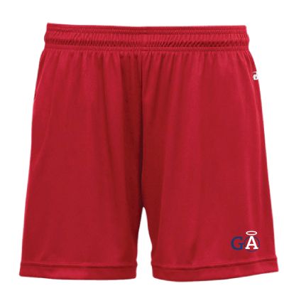 Guardian Angels Gym Shorts, Girls-RED